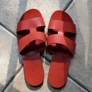 Everlane Red Sandals